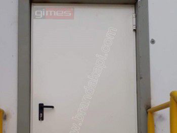 Gimes Branda Kapı sistemleri    | Panik barlı ninz yangın kapısı 